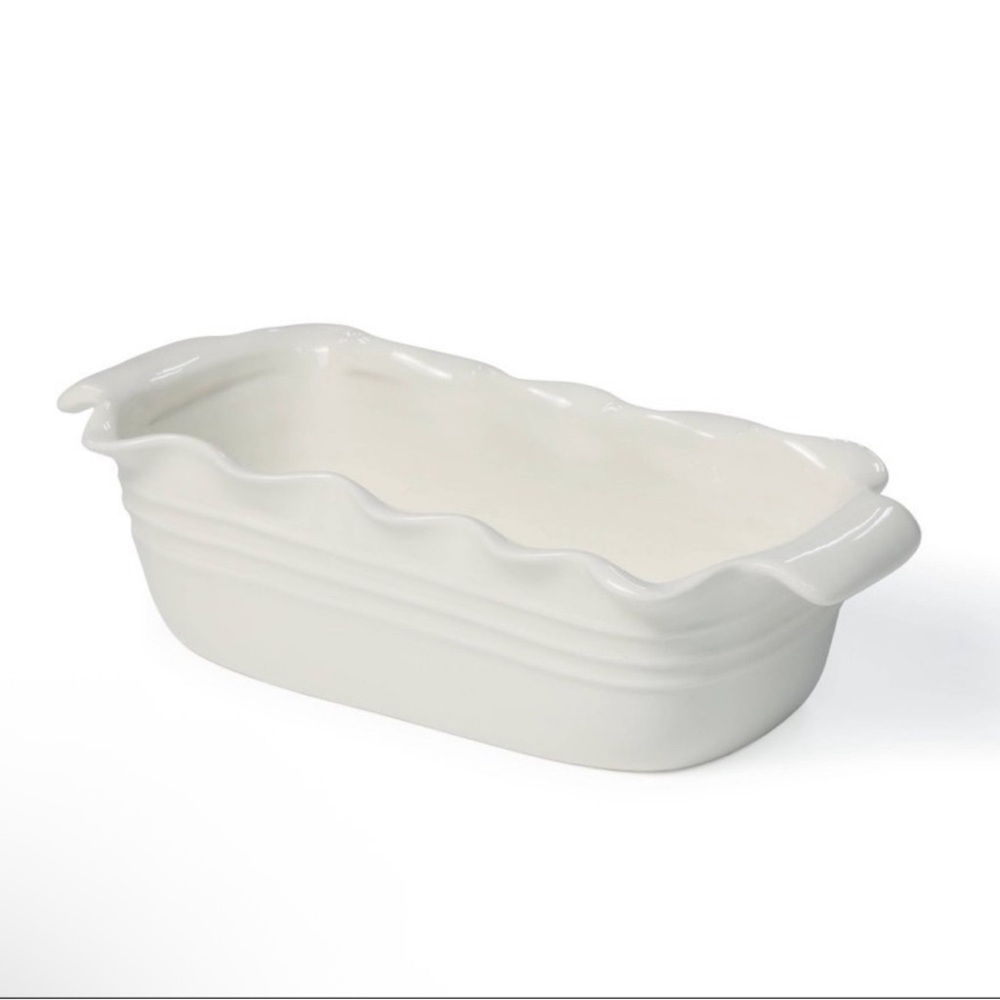 New White Bread Loaf Pan W/ Scalloped Edges from Target Bullseye Playground